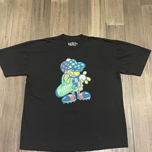 Market x Malbon Golf T-Shirt XL Black Graphic Tee Streetwear Smiley Golfer